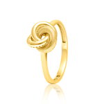 Load image into Gallery viewer, 18K Real Gold Twisted Knot Ring
