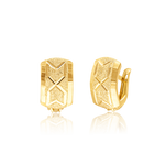 Load image into Gallery viewer, 18K Real Gold Curved Clip Jewelry Set
