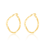 Load image into Gallery viewer, 18K Real Gold Twisted Oval Jewelry Set
