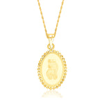 Load image into Gallery viewer, 18K Real Gold Oval Seed Necklace
