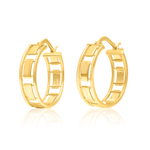 Load image into Gallery viewer, 18K Real Gold Round Earring Set
