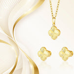 Load image into Gallery viewer, 18K Pure Gold Flower Screw Jewelry Set
