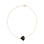 Load image into Gallery viewer, 18K Real Gold Black Bracelet
