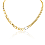 Load image into Gallery viewer, 18K Real Gold Thick Linked Necklace
