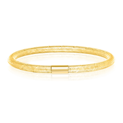 18K Real Gold Elastic Bangle