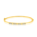 Load image into Gallery viewer, 18K Real Gold Elegant Stone Bangle
