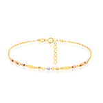 Load image into Gallery viewer, 18K Real Gold 3 Color Seed Bracelet

