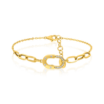 Load image into Gallery viewer, 18K Real Gold Elegant Linked Stone Jewelry Set
