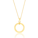 Load image into Gallery viewer, 18K Real Gold Round Necklace
