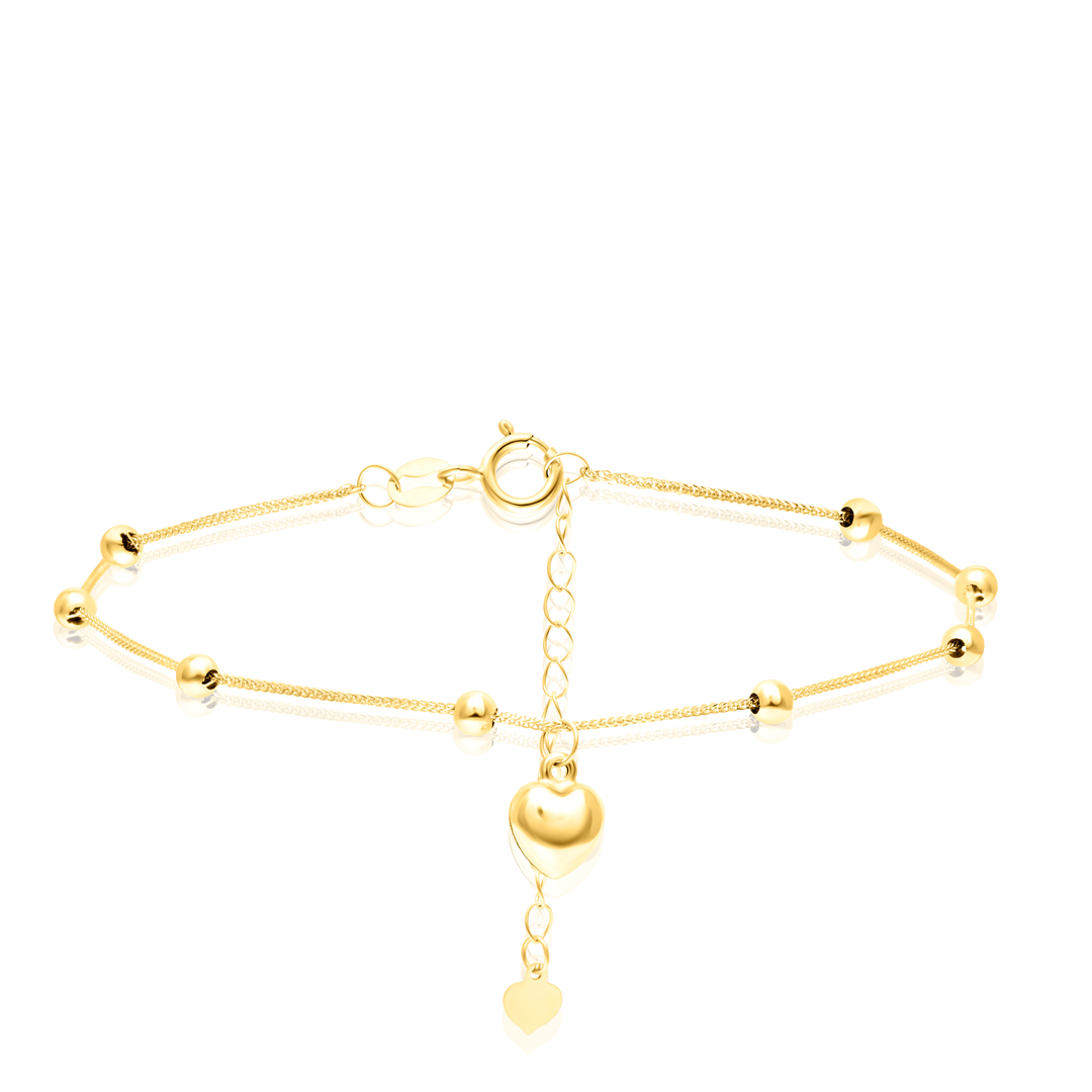 18K Real Gold Seed Bracelet