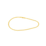 Load image into Gallery viewer, 18K Real Gold Flat Linked Anklet