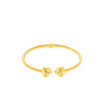 Load image into Gallery viewer, 18K Real Gold Elegant Heart Bangle