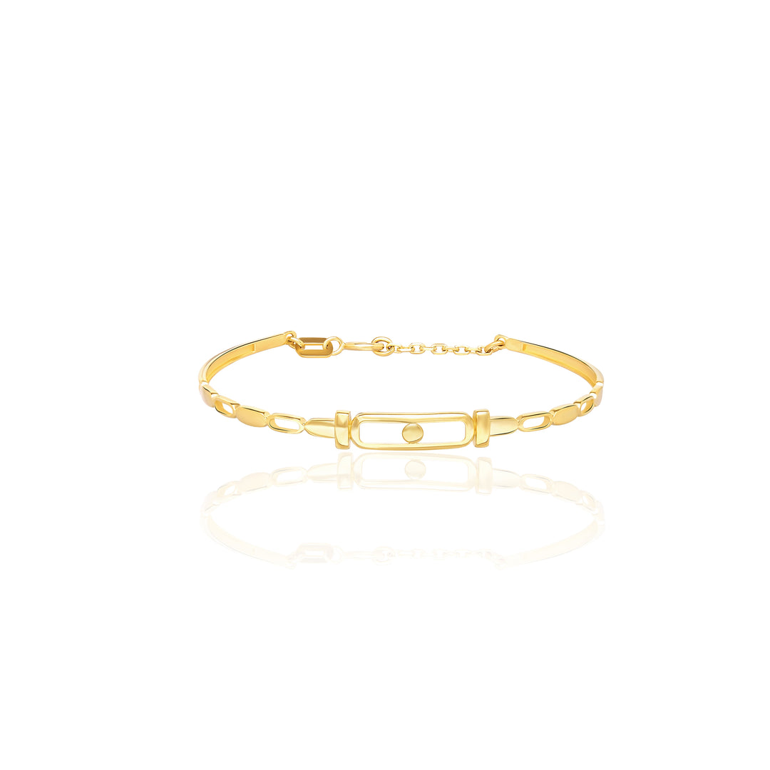 18K Real Gold Kids Bangle