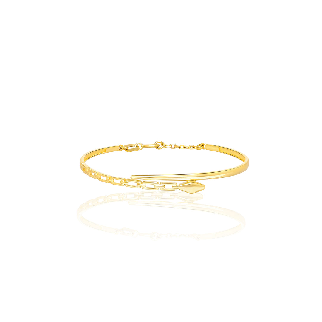 18K Real Gold Kids Bangle