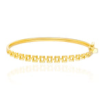 Load image into Gallery viewer, 18K Real  Gold 2 Layer Linked Bangle
