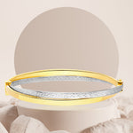 Load image into Gallery viewer, 18K Real Gold 2 Color Bangle
