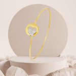 Load image into Gallery viewer, 18K Real Gold Stone Butterfly Bangle
