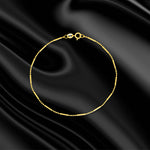Load image into Gallery viewer, 18K Real Gold Thin Seed Bracelet
