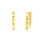 Load image into Gallery viewer, 18K Real Gold Square Earring Set

