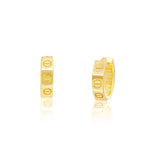 Load image into Gallery viewer, 18K Real Gold Round Earring Set
