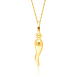 Load image into Gallery viewer, 18K Real Gold Horn Necklace
