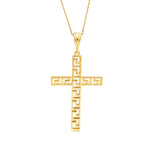 Load image into Gallery viewer, 18K Real Gold Cross Necklace

