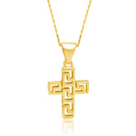 Load image into Gallery viewer, 18K Real Gold Cross Necklace
