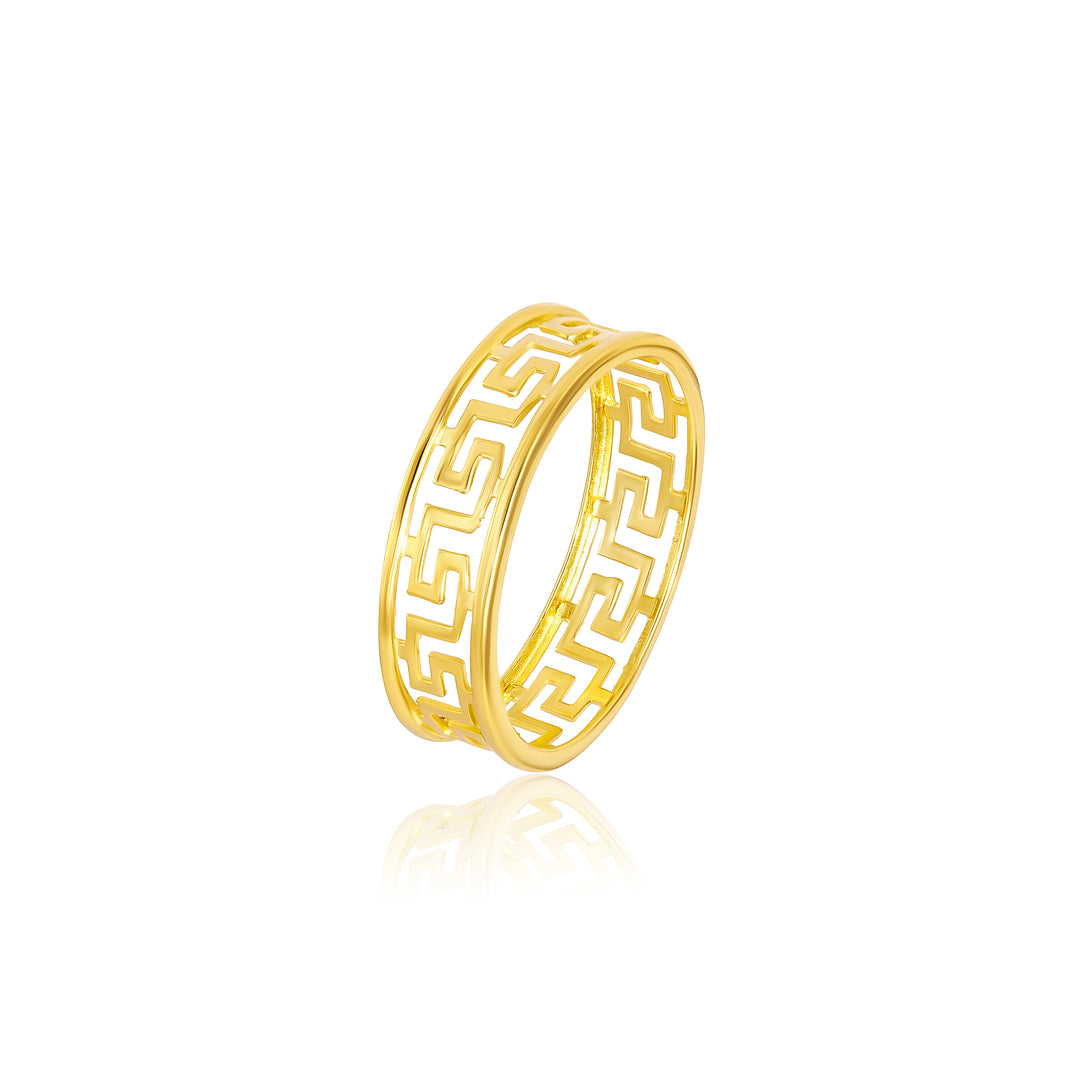 18K Real Gold Elegant Ring