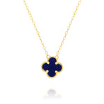 Load image into Gallery viewer, 18K Real Gold V.C Dark Blue Necklace