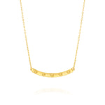 Load image into Gallery viewer, 18K Real Gold Curved Plate Necklace
