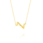 Load image into Gallery viewer, 18K Real Gold Heart Beat Necklace