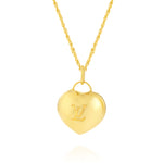 Load image into Gallery viewer, 18K Real Gold L.V Heart Necklace
