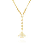 Load image into Gallery viewer, 18K Real Gold Hanging Fishtail Necklace
