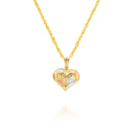 Load image into Gallery viewer, 18K Real Gold Heart Necklace