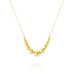 Load image into Gallery viewer, 18K Real Gold Ball Seeds Necklace
