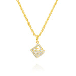 Load image into Gallery viewer, 18K Real Gold Stone Necklace
