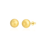 Load image into Gallery viewer, 18K Real Gold Ball Stud Earrings
