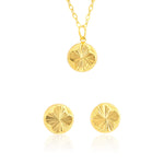 Load image into Gallery viewer, 18K Real Gold Screw Round Flower Jewelry Set
