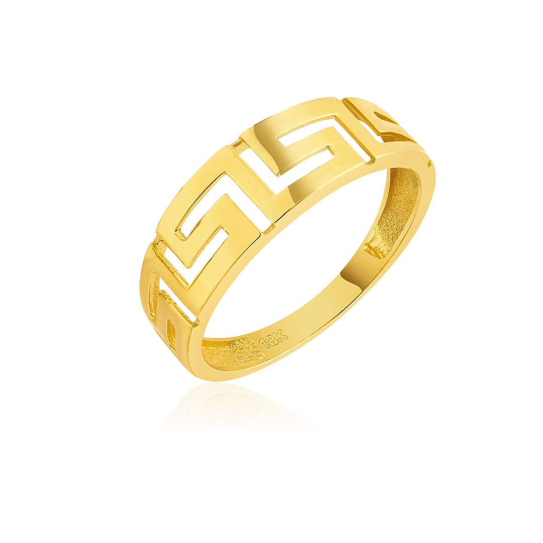 18K Real Gold Elegant Ring