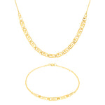 Load image into Gallery viewer, 18K Real Gold Elegant Flat Jewelry Set