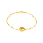 Load image into Gallery viewer, 18K Real Gold Circle Knot Jewelry Set