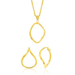 Load image into Gallery viewer, 18K Real Gold Twisted Jewelry Set
