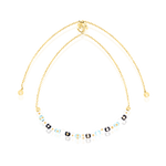 Load image into Gallery viewer, 18K Real Gold Multi Color Seed Adjustable Bracelet
