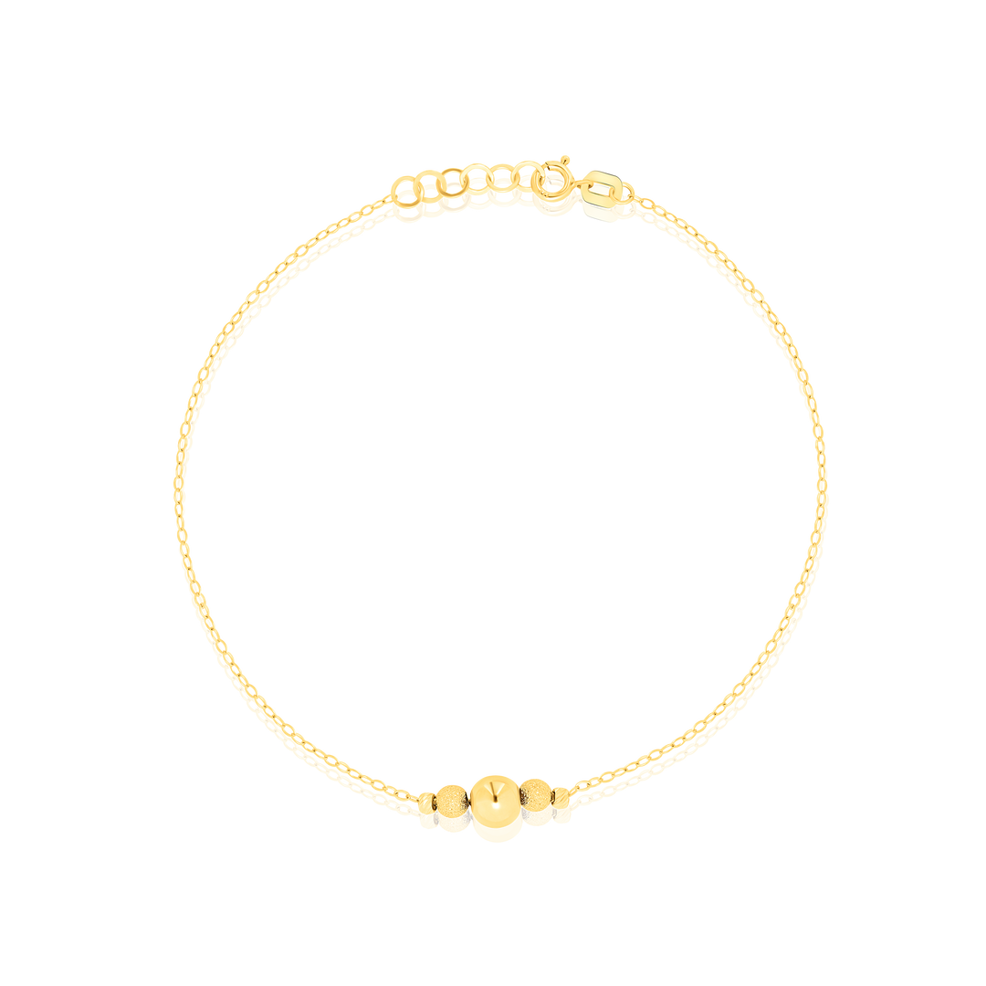 18K Real Gold Seed Bracelet