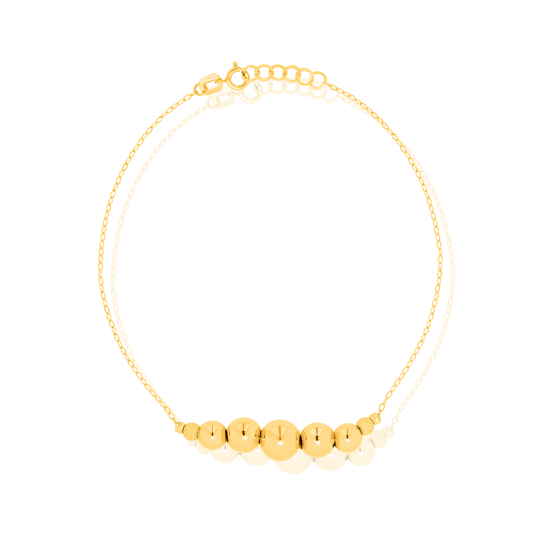 18K Real Gold Seed Bracelet