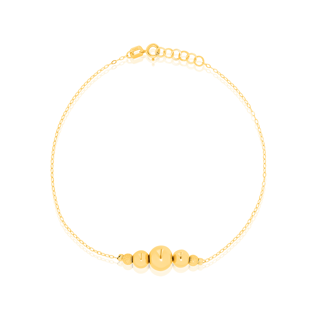 18K Real Gold Seed Bracelet