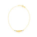 Load image into Gallery viewer, 18K Real Gold 2 Color Seed Bracelet
