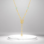 Load image into Gallery viewer, 18K Real Gold L.V Seed Butterfly Necklace
