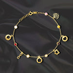 Load image into Gallery viewer, 18K Real Gold Multi Hanging Bracelet
