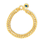 Load image into Gallery viewer, 18K Real Gold Thick Linked Bracelet
